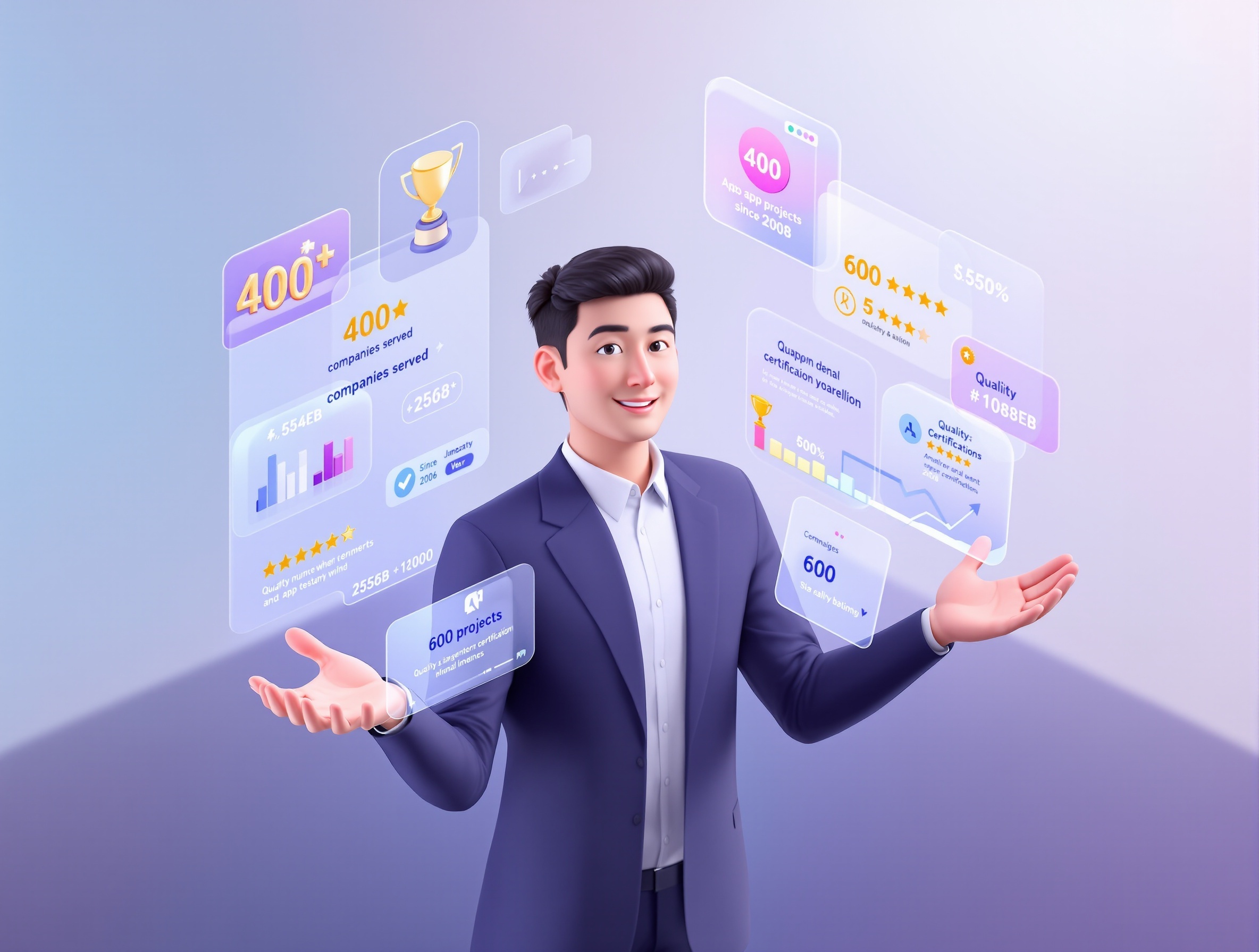 着実に積み上げる開発実績を示すイメージ