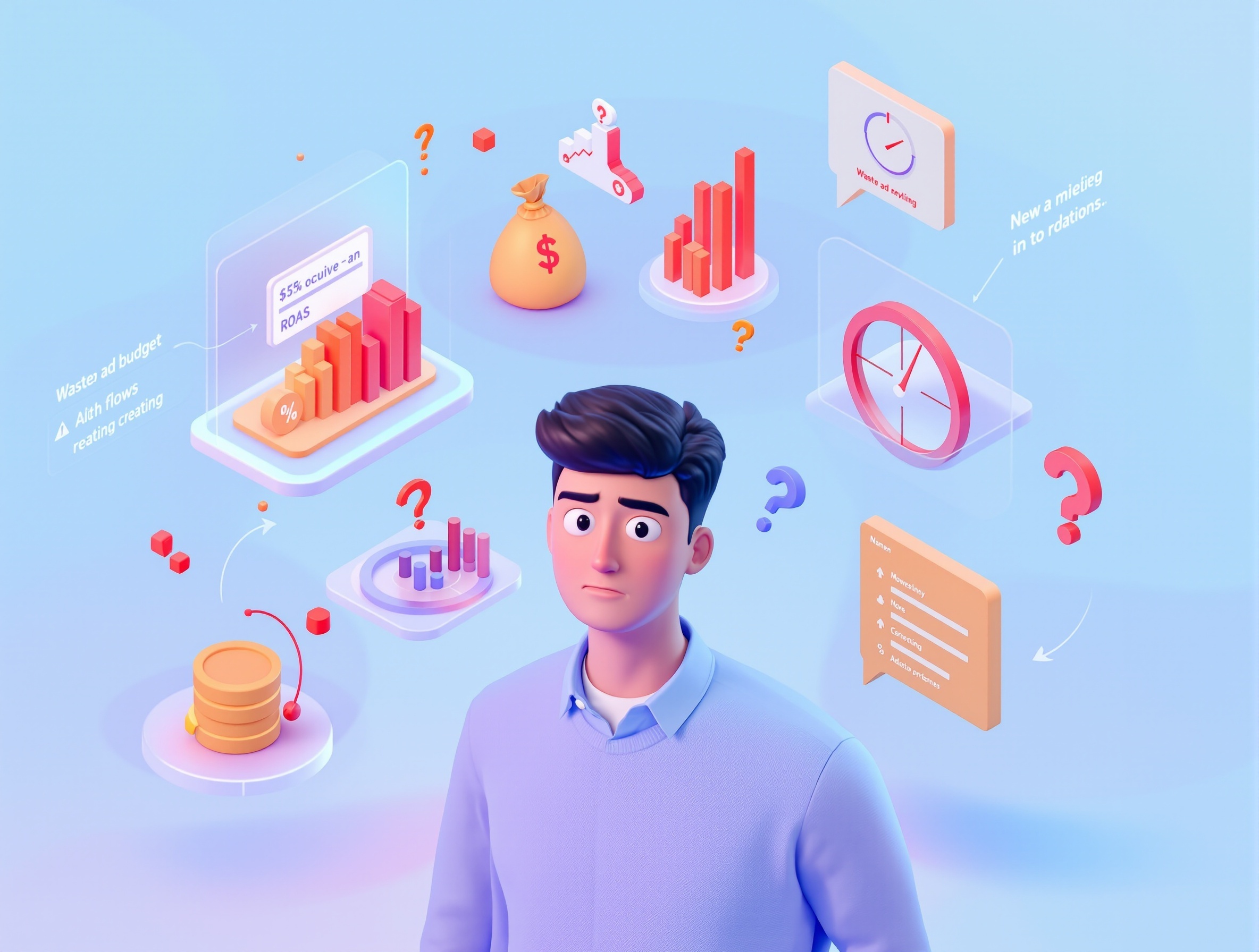 広告運用の課題イメージ