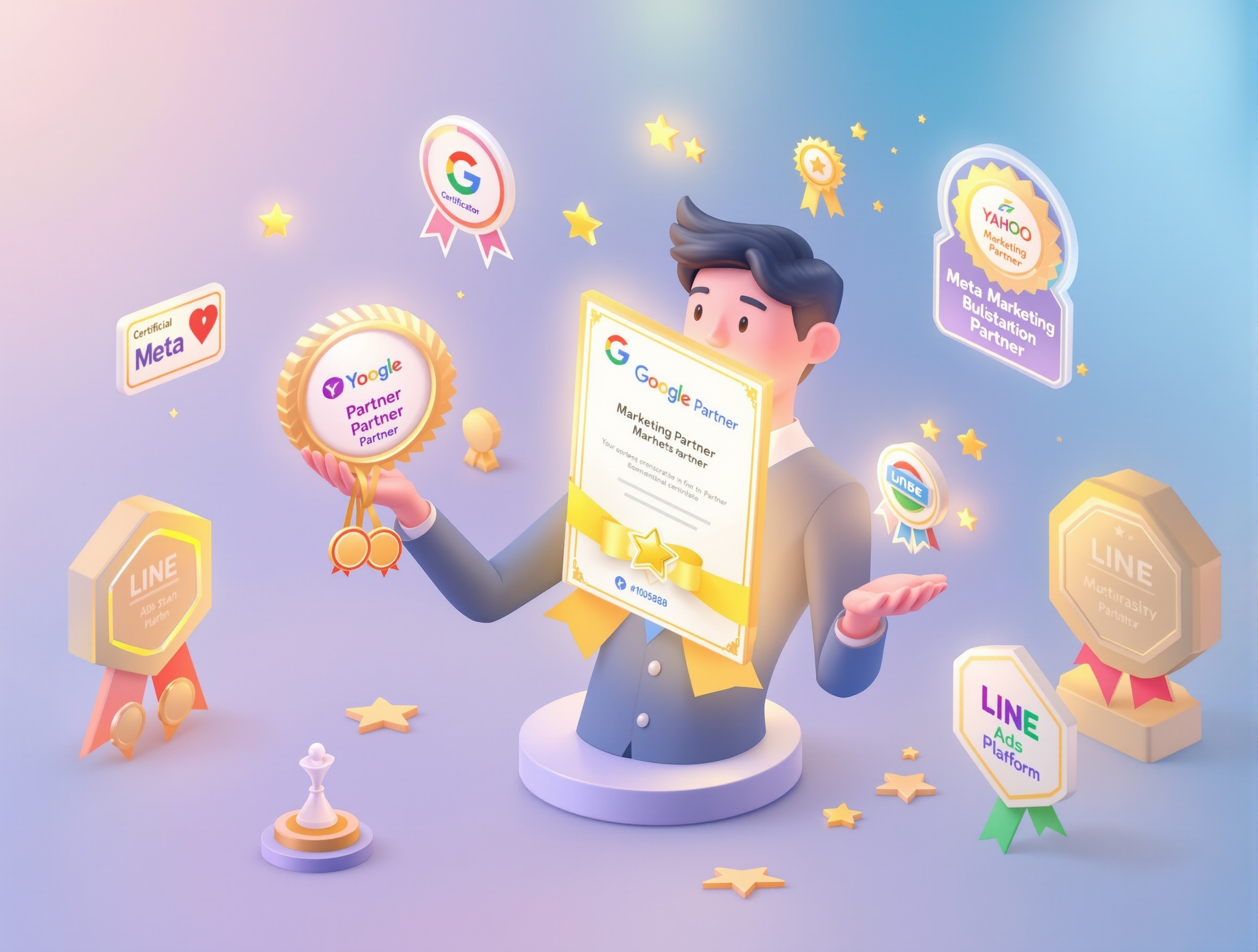 専門的な広告運用チームのイメージ