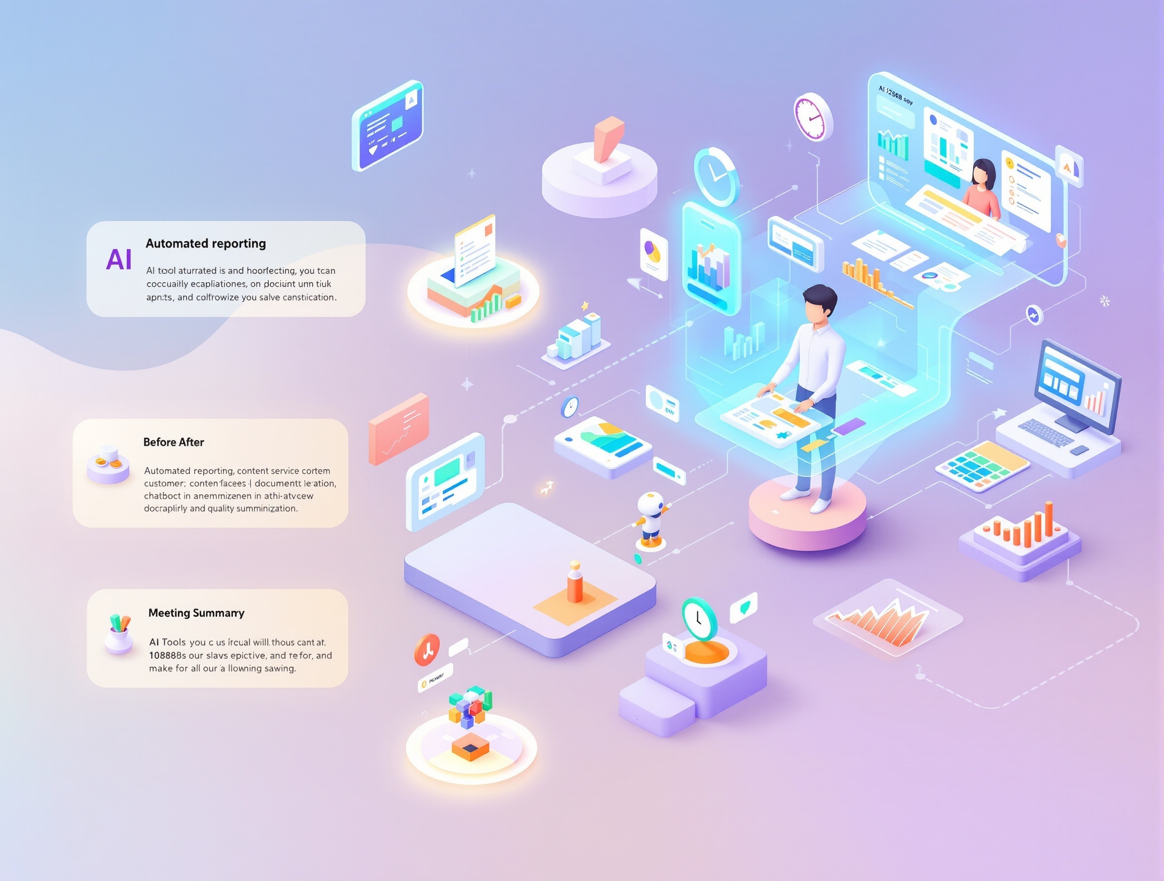 AI実務活用シーンのイメージ